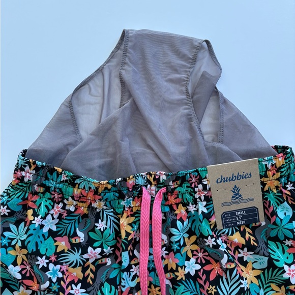 Chubbies Men Classic Swim Trunks Tropical Boomerang Print Size Small 5.5” New - Picture 5 of 11